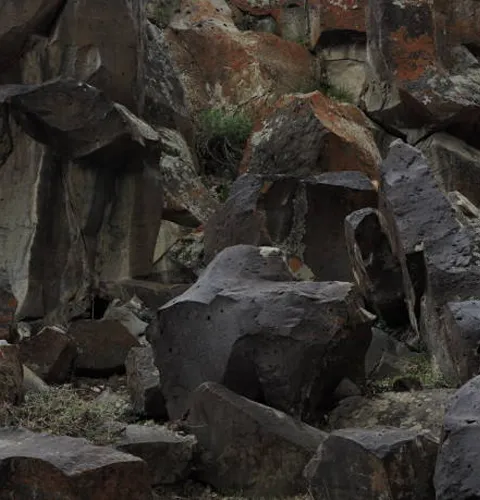 China Black Landscape Stone