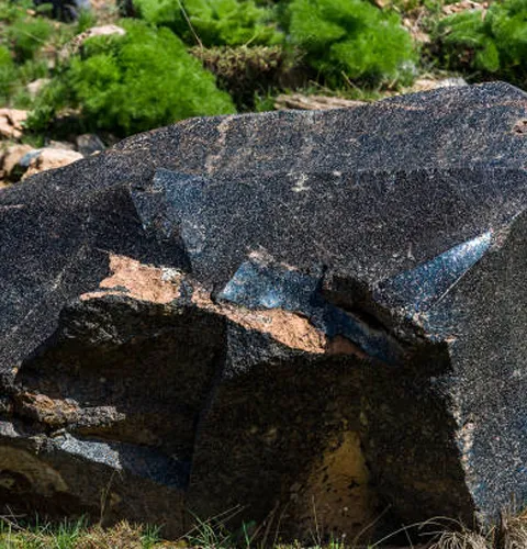 China Black Landscape Stone