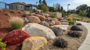 colorful large landscape rock mixes