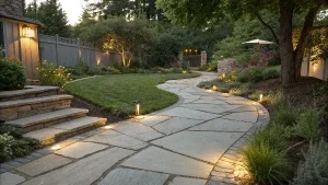 flagstone patio installation"
