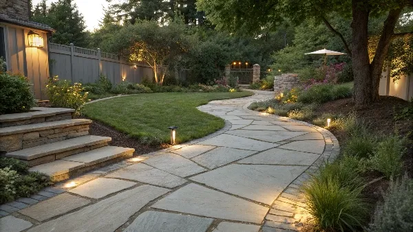 flagstone patio installation"