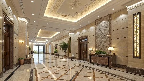 luxury granite lobby