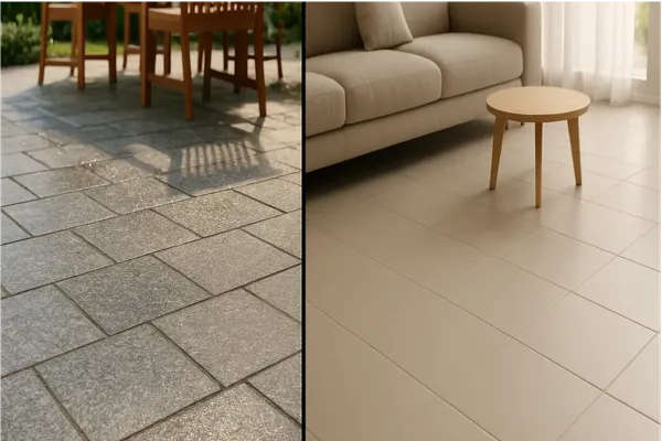ceramic tile vs granite floor tiles
