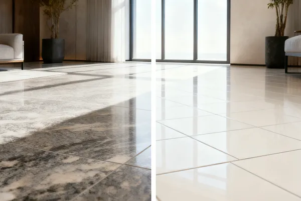 Granite floor tile vs porcelain and ceramic tiles