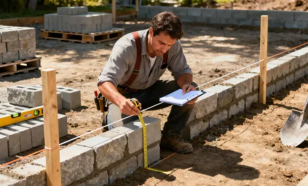 What measurements do you need to calculate a retaining wall accurately